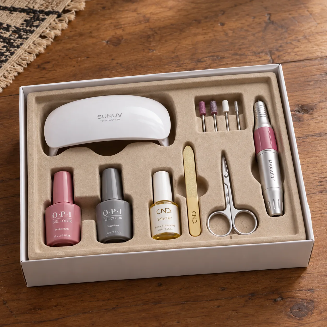 ZAZ GIRLS professional home nail care kit and accessories